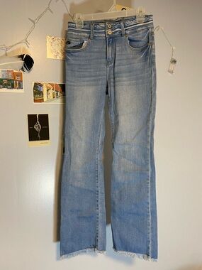 Maurices Light Blue Denim Jeans with Button Fly